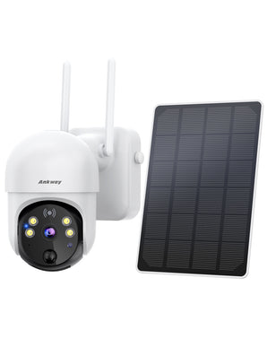 Cámara Solar PTZ 4G Choetech ASC005 – 3MP/4MP, Alerta de Movimiento, Uso Exterior