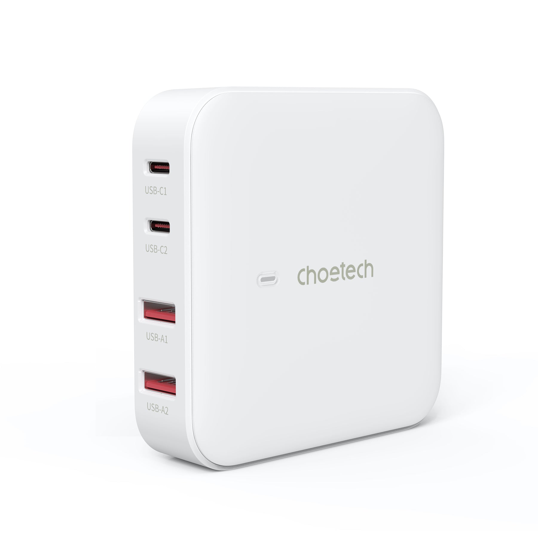 100W GaN Desktop Charger – 4-Port USB-C Power Adapter