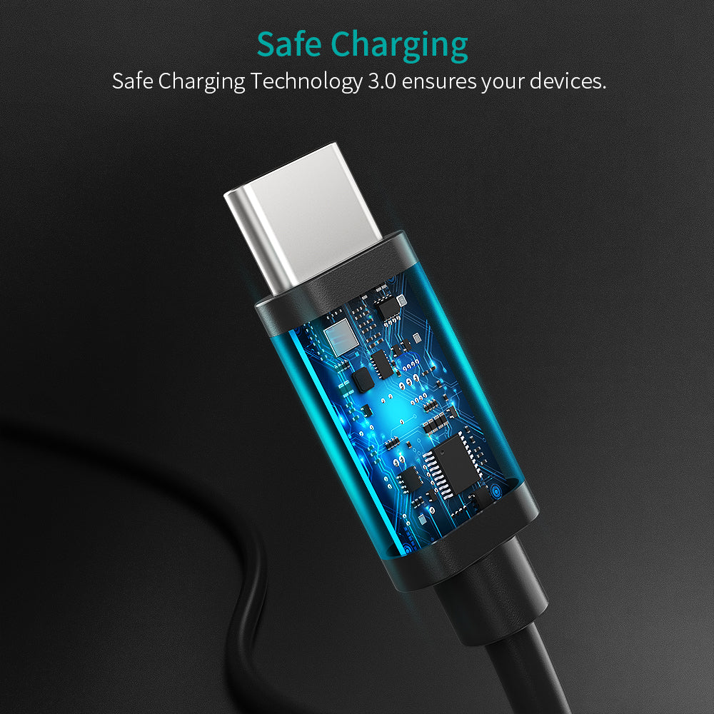 CC0001 Choetech 3A USB-C to USB-C Cable 1.6ft