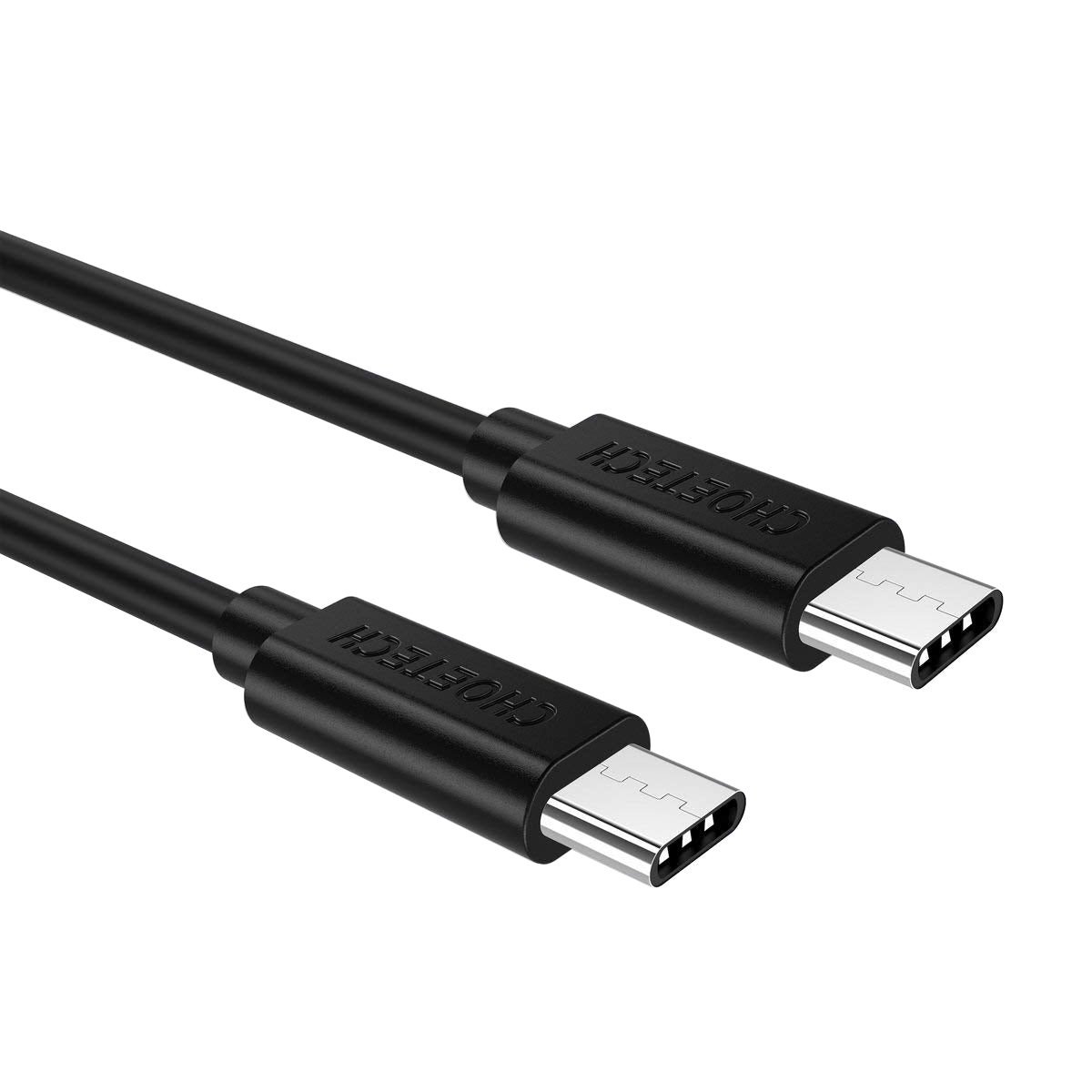 CC0002 Cable USB C, CHOETECH 3A USB-C a USB-C Cable 3.3ft(1m) para Nexus 6P/5X,Nintendo Switch,Galaxy S8/S8+,Google Pixel,Huawei Matebook,MacBook y más dispositivos USB tipo C