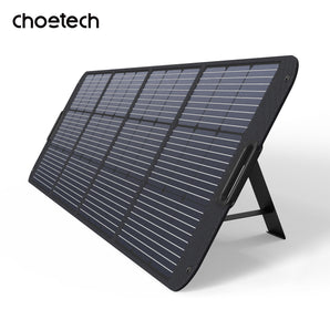 Cargador solar plegable Choetech SC011 de 200 W – Panel portátil para uso en exteriores