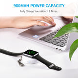 T313 Portable Apple Watch Chargeur Power Bank 900mAh Keychain Watch Power