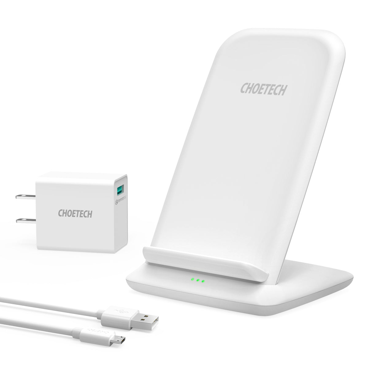 T555-S Choetech 10W 2-coil Fast Wireless Charging Stand