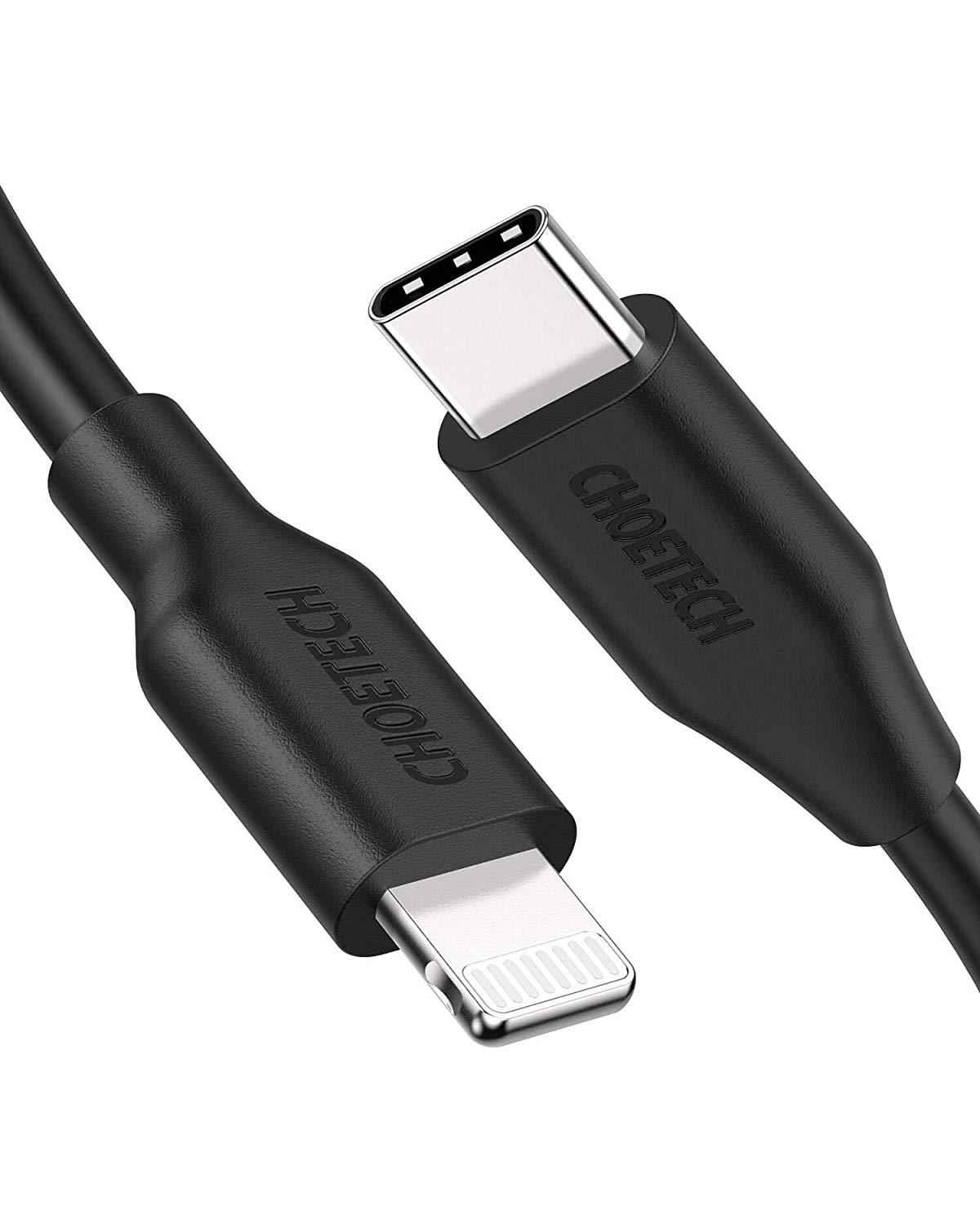 CHOETECH USB C to Lightning Cable [6ft Apple MFi Certified] CHOETECH